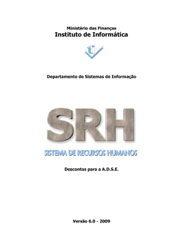 Descontos para a ADSE - Manual