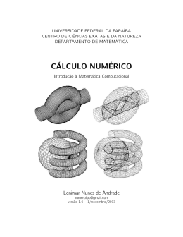 Cálculo Numérico - Dm-UFPB