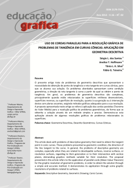 uso de cordas paralelas para a resolu&ccedil;&atilde;o gr&aacute;fica de problemas de