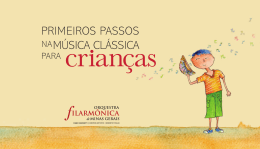 para crianças - Orquestra Filarmônica de Minas Gerais