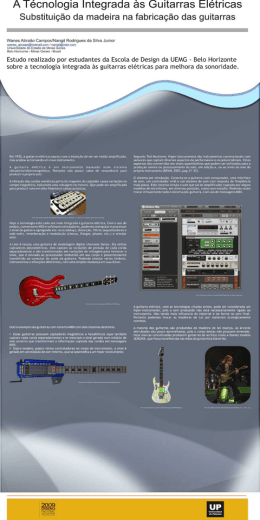 ATecnologia Integrada as Guitarras Elétricas