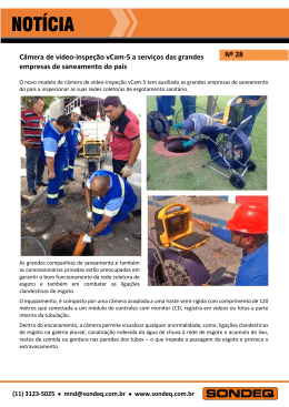 Rob&ocirc; com c&acirc;mera faz `servi&ccedil;o sujo` em fiscaliza&ccedil;&atilde;o de