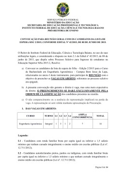 Convocação - Concursos e Seleções