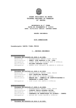 poder judici&aacute;rio da uni&atilde;o tribunal regional do trabalho 18&ordf;
