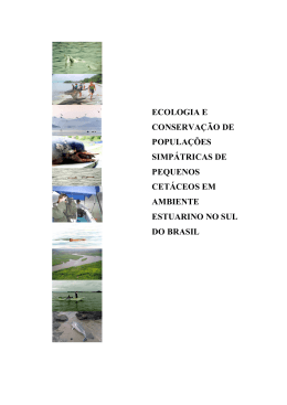 ECOLOGIA E CONSERVA&Ccedil;&Atilde;O DE POPULA&Ccedil;&Otilde;ES