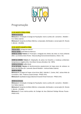 Programa&ccedil;&atilde;o