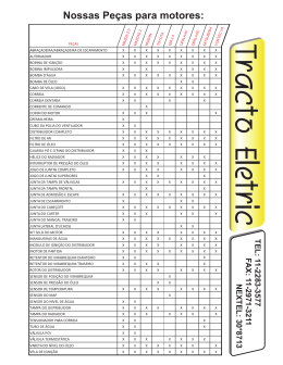 Plat&ocirc; - Tracto Eletric