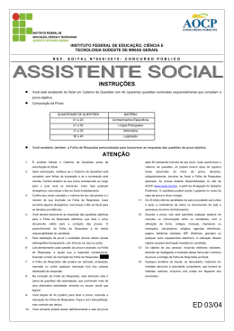 ED0304 ASSISTENTE SOCIAL