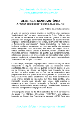 Albergue Santo Ant&ocirc;nio - A casa dos idosos em S&atilde;o Jo&atilde;o del