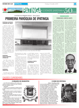 PRIMEIRA PAR&Oacute;QUIA DE IPATINGA