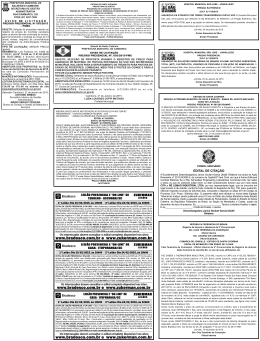 EDITAL DE CITA&Ccedil;&Atilde;O