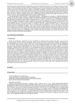 Diario da Justiça Eletrônico