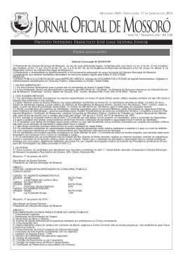 JOM 236 - Prefeitura Municipal de Mossor&oacute;