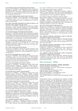 Doc 06 &ndash; Publica&ccedil;&atilde;o do recebimento do Plano de Recupera&ccedil;&atilde;o