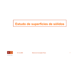 Estudo de Superf&iacute;cies