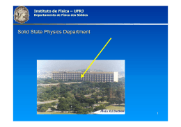 Instituto de Física – UFRJ