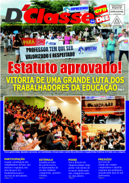 VIT&Oacute;RIA DE UMA GRANDE LUTA DOS TRABALHADORES DA