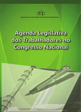Agenda Legislativa dos Trabalhadores no Congresso Nacional [ 1 ]