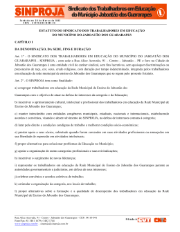 Sindicato dos Trabalhadores em Educa&ccedil;&atilde;o do