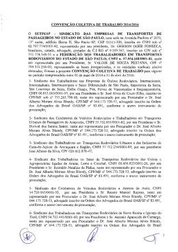 Acordo Intermunicipal Estadual 2014 -2016