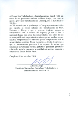 A Central dos Trabalhadores e Trabalhadoras do Brasil - CTB