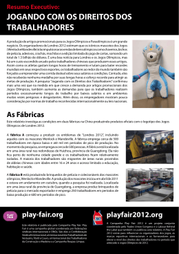 jogando com os direitos dos trabalhadores