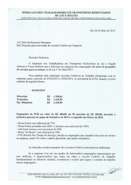 sINDICATO DOS TRABALHADORES EM TRANSPORTES
