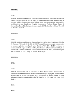 Abril 2015 - Pr&oacute;-Reitoria de Planejamento e Or&ccedil;amento