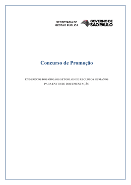 Concurso de Promo&ccedil;&atilde;o