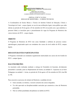 DIRETORIA DE ENSINO - IFCE Campus Iguatu