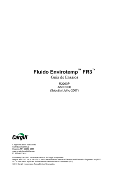 R2090P Guia de ensaios