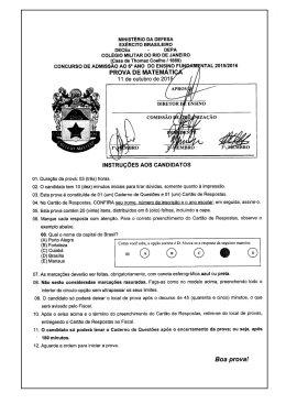 Prova - CMRJ
