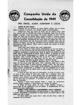 P Campanha Unida da Consolida^ao de 1949