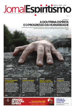 A DOUTRINA ESP&Iacute;RITA E O PROGRESSO DA HUMANIDADE