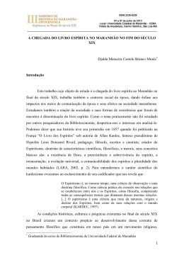 A CHEGADA DO LIVRO ESP&Iacute;RITA NO