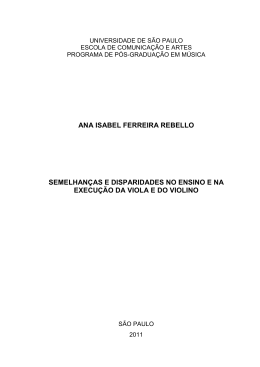 ana isabel ferreira rebello semelhan&ccedil;as e disparidades