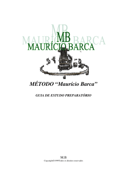 MÉTODO “Maurício Barca”