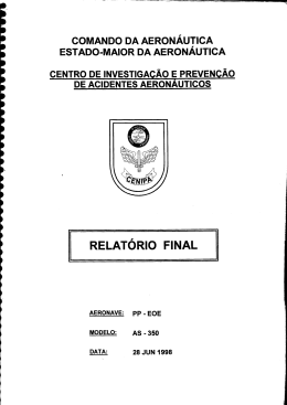 Relatório Final emitido em 09/03/2005