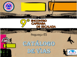 9&ordm; Encontro Capixaba - Associa&ccedil;&atilde;o Capixaba de Escalada