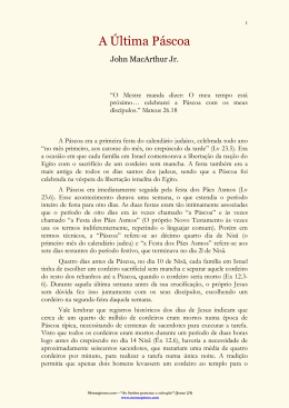 A &Uacute;ltima P&aacute;scoa