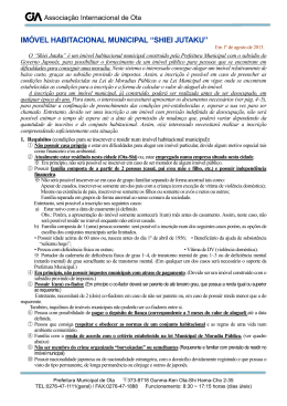 Apartamento Municipal