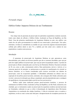 Edif&iacute;cio Esther - DOCOMOMO Brasil