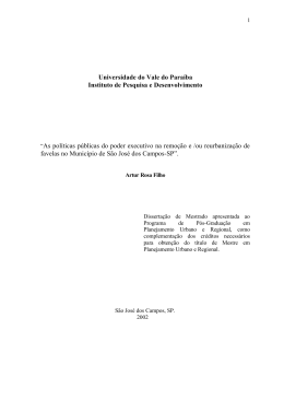 As pol&iacute;ticas p&uacute;blicas do poder executivo na remo&ccedil;