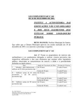 Legislação do Município de Santos - Crea-RS