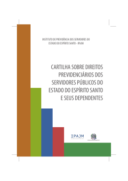 cartilha sobre direitos previdenci&aacute;rios dos servidores