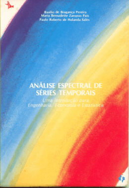An&aacute;lise Espectral de S&eacute;ries Temporais - Pesquisa Operacional
