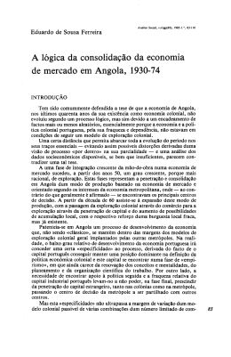 A l&oacute;gica da consolida&ccedil;&atilde;o da economia de mercado