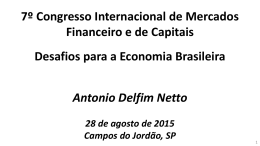 Apresentação - 7º Congresso Internacional de Mercados Financeiro