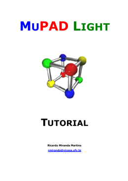 mupad light tutorial