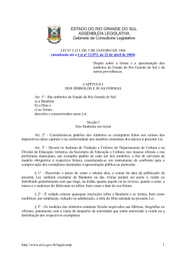 ESTADO DO RIO GRANDE DO SUL ASSEMBLÉIA LEGISLATIVA